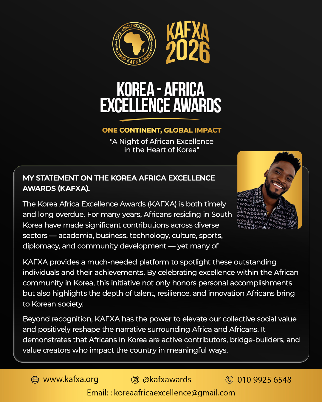 Core team statement — Mr. Sam OKYERE (part 1)